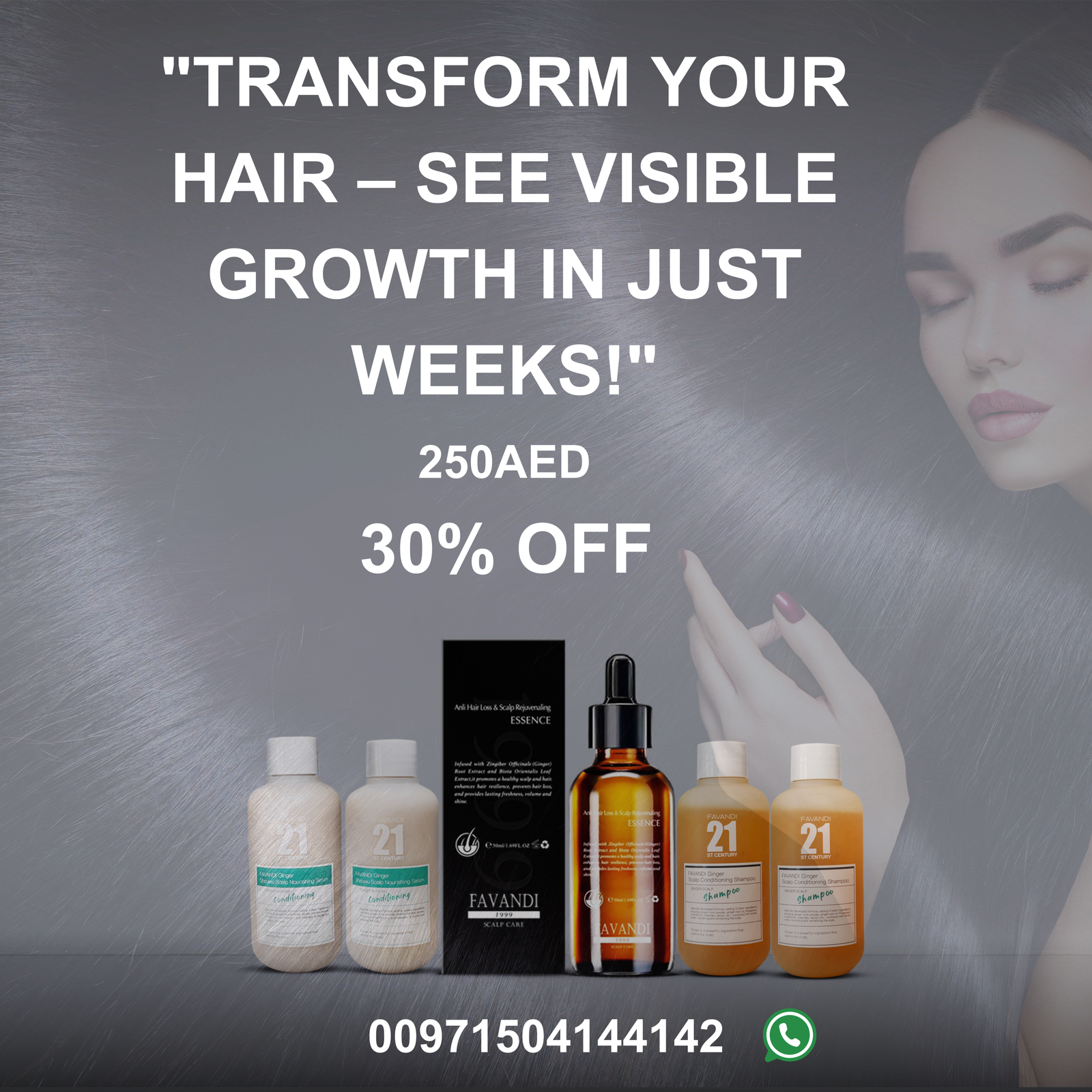 Black And Beige Modern Elegant Hair Products Sale Instagram Post